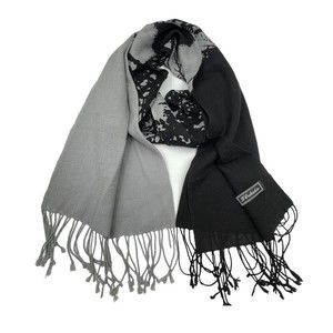 Women Wool Scarf Lady Fringe Shawl Pashmina Style Scarves L’ Orchidee